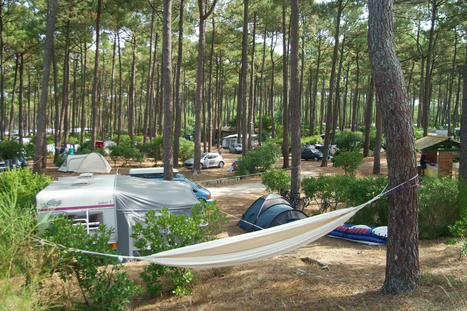 camping lac de Lacanau emplacement